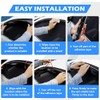 Side Window Deflector Visors Compatible with Land Rover Defender 90