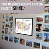 flinelife Usa Travel Map Framed With Pins, 12X10, Our Adventures