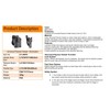 Mega-Fit Paddle Holster Fit Most Popular Full Size and Compact