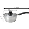 Kakusee NW-01 Niruwaka One-Handed Pot, 6.3 inches (16 cm), Full