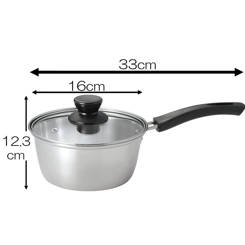Kakusee NW-01 Niruwaka One-Handed Pot, 6.3 inches (16 cm), Full