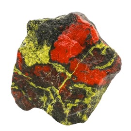 Amazing Gemstone Dragon Bloodstone Raw Crystals and Healing Stones, Natural Rocks For Tumbling - DIY Raw Stones And Crystals (1 Piece)