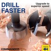 Fisch 1-5/8-Inch Diameter Black Shark Forstner Bit | FSA-365846