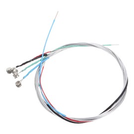 SUPVOX 4 Pcs Violin Strings Set: Universal Steel Core Strings with Nickel-plated Ball for 1/2 Violins - Replacement for Beginners and Professionals