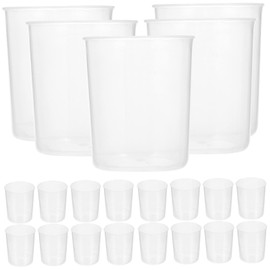 LABRIMP 50pcs Graduated Measuring Cups Scale Multipurpose Measuring Tools for and Crafts Accurate Chemical Cups for Liquid and Solid Measurements