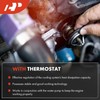 A-Premium Engine Water Pump with O-ring & Pulley Compatible with