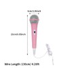 EKDJKK Wired Microphone, Portable Wired Dynamic Microphone 3.5mm Jack Lightweight