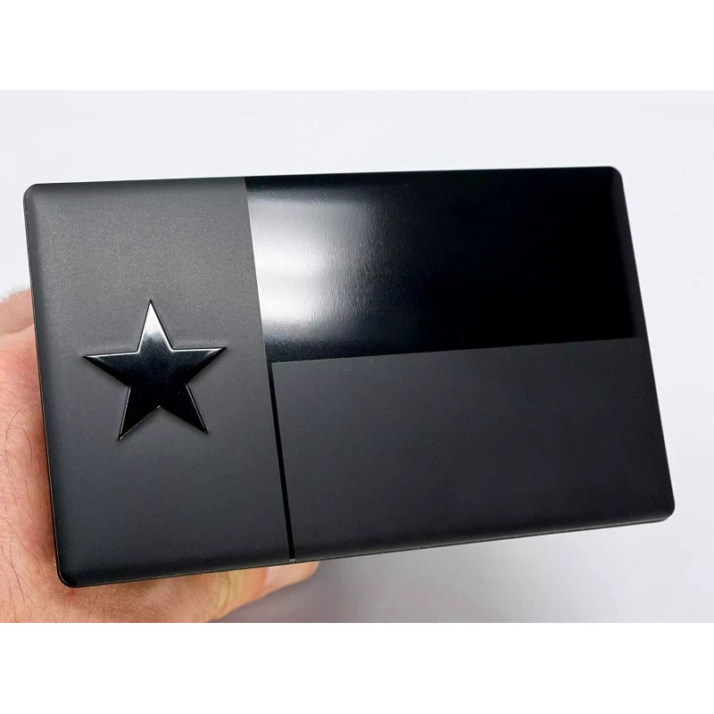 Texas State Metal Flag Auto Emblem for Cars Trucks (5"x3",