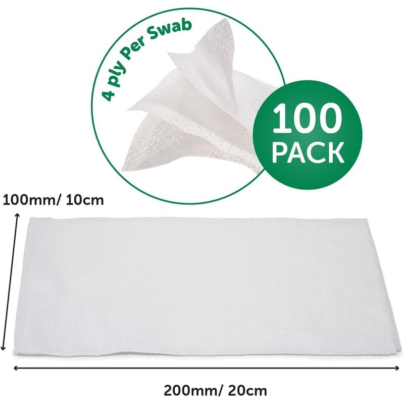 JFA Medical Premium Non-Woven Gauze Swabs 10cm x 20cm -