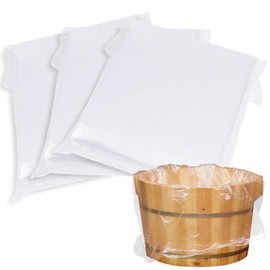 VOCHIC 240 Pcs Disposable Foot Tub Liner, 25.5 x 29.5 inches Portable Bath Basin Bags, Plastic Pedicure Spa Bags, Large Foot Bath Liners, Disposable Pedicure Liners for Foot Pedicure Spa Hotel Home