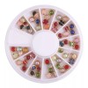 Nail supply Carrete Con Decoracion De Uña Fimo Perla Estoperoles Cristal