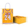 16 Pieces Basketball T-shirt Gifts Bags for Birthday Party Supplies,Basketball