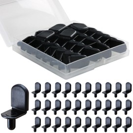 30 PCS Shelf Support Pegs with Protective Rubber Sleeve, Drawer Holder Clips, Cupboard Shelf Pegs, Wardrobe Shelf Pins, Thickened Rack Bracket Nails Shelf Brackets & Supports for Kitchen Shelf Pegs