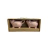 Rae Dunn Ceramic Piglet Cream and Sugar Set, Oink &