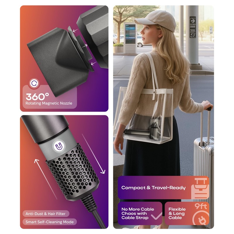 BIZOND Ionic Hair Dryer for Women and Men, Professional Premium