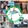 DEPSUNNY Adjustable Height Aluminum RV Step, Stable Foldable Platform Step