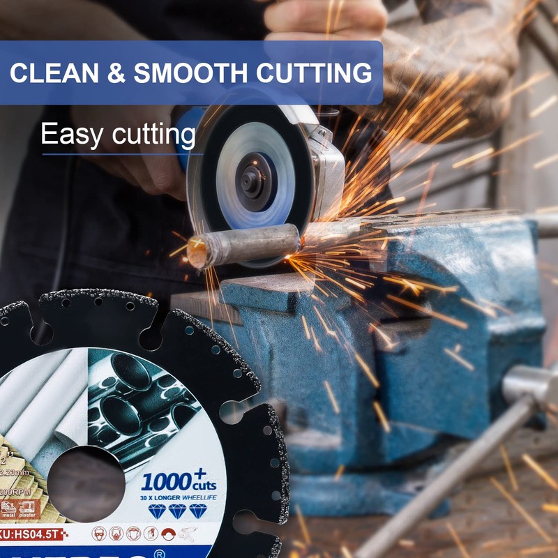 HERZO Professional Carbide Multi Wheel Cutting Disc 115 mm, Multi