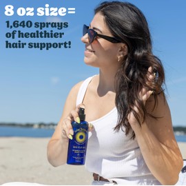 Solar Recover All Natural Hair Leave-In Conditioner and Detangler Spray (2 pack) - Hydrating and Moisturizing for Sun Damaged Hair - Lavender Scent