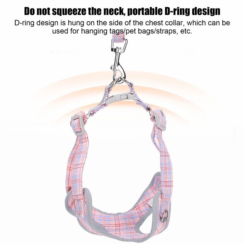 Dog Harness Leash Set Pet Reflective Training Vest Adjustable Chest