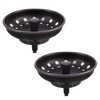 KONE Kitchen Sink Stopper and Strainer 2 Pack Oil Rubbed