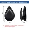 BWBWND 4PCS Car Mini Hooks, Self-Adhesive Backseat Hanger Multifunctional Vehicle