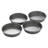 Chicago Metallic Deep Dish Pizza Pan Set of 4, 7