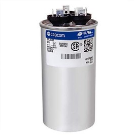 97F9970-50 + 5 uf MFD 370 Volt VAC - GE Round Dual Run Capacitor Upgrade