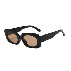 QUINTRA Square Cat Eye Sunglasses for Women Trendy Style Over Glasses, gray, One Size