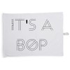 Hippowarehouse It's a bop Tea Towel Eco Printed Dish Cloth
