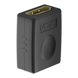 VCE HDMI Coupler Female to Female HDMI Adapter Gold Plated High Speed HDMI Double Female Connector Support 3D 4K 1080P HDMI Cable Extender