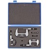 Fowler 52-229-213-0 Outside Micrometer Set with 0-3" Range (Set of