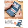 BORPORT Women's Bi-Fold Wallet, Compact Wallet, Round Zipper, Bi-fold Wallet,