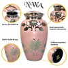 Human Funeral Cremation Urn, Large Size Pink Human Ash Urn