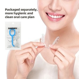 EAEDMY 24PCS Clear Aligner Removal Tool for Invisible Removable Braces Retainers and Dentures, Dental Grade Personal Orthodontic Solution Accessories (24pcs)