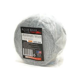 Aluminum Wool (COARSE Grade) - 1lb Roll - by Rogue River Tools. Soft clean and polish! Pure Aluminum