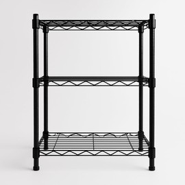 Cransidium Storage Shelves, Sturdy Metal Garage Shelving Unit with Leveling Feet, Kitchen and Closet, Space-Saving Shelves Organizer for Pantry, Laundry, Kitchen and Closet