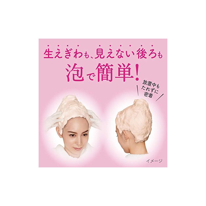 Kao Blaune Bubble Hair Color For Gray Hair - 1AH