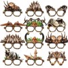 Oitnlaughter 36 Pcs Dinosaur Glasses Bulk Dinosaur Birthday Party decorations