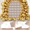 30pc Panel Decorativo 4d Shimmer Muro Fiesta Lentejuelas 30x30cm Champán