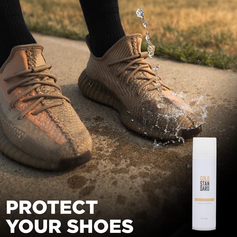 Gold Standard Premium Water-Repellent Shoe Protector Spray – 5 Oz.