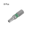 sourcing map 8pcs T25 Torx Hex Screwdriver Bit 1/4" Hex