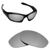 Alphax Silver Titanium Polarized Replacement Lenses for Oakley Monster Dog