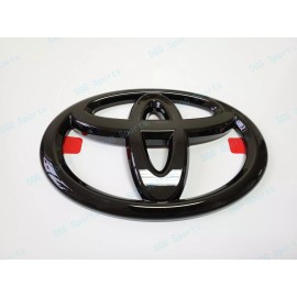 Toyota OEM 1PC Gloss Black Toyota Logo OVERLAY emblem for Scion Avalon Corolla FJ Cruiser