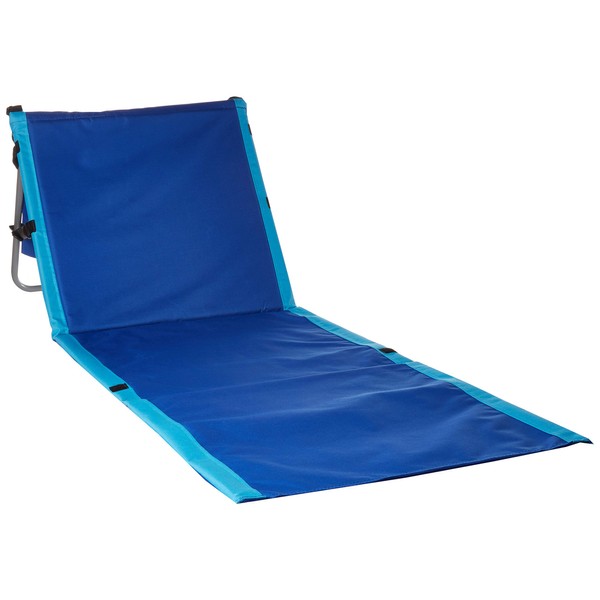 Trademark Innovations Portable Folding Beach Chair Lounge Mat, Blue