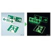 Green Cross 068831 Medium Brightness Luminous Evacuation Exit Guide Sign,