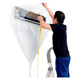 Air Conditioner Cleaning Cover, Wall Mount, Air Conditioner, Cleaning Cover, For Households, Perimeter 98.4 inches (250 cm), Width 35.4 inches (90 cm)