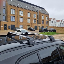 for Lexus RX350L RX450H RX450HL 2016-2022 Roof Racks Cross Bars Cargo Carrier Bars Lockable Available in Black or Gray (Gray)