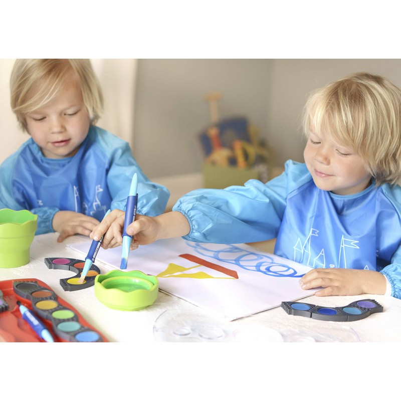 Faber-Castell 201203 Children's Painting Apron Universal Size Blue