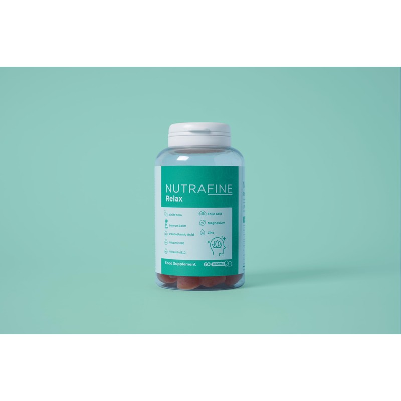 Nutrafine Relax Gummies - 5htp Gummis - Magnesium Gummies mit