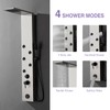 BWE Stainless Steel Shower Panel Tower System 5 Jets Multi-Function